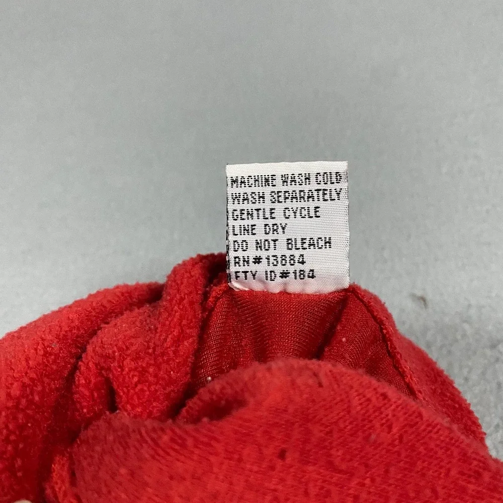 Vintage Marlboro Unlimited Reversible‎ Red Fleece Quarter Zip Buffalo Mens L
